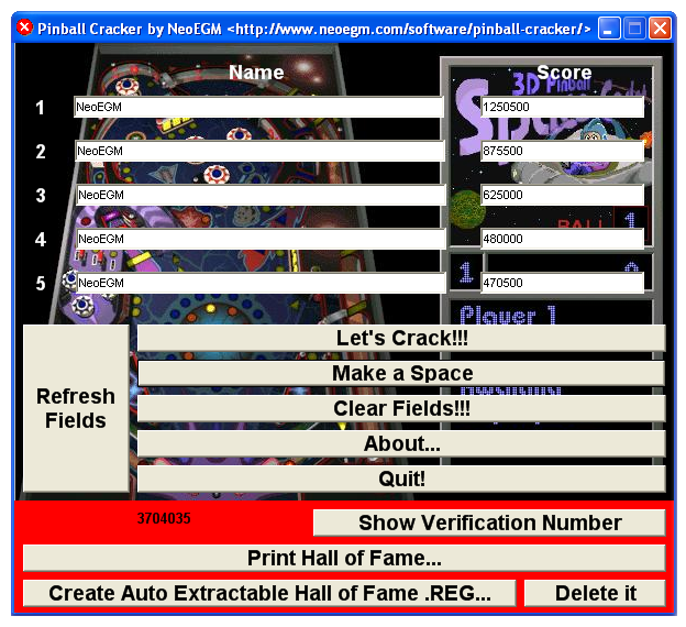 cheats for pinball for windows